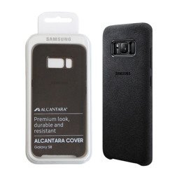 Samsung Galaxy S8 Alcantara case EF-XG950ASEGWW - dark grey