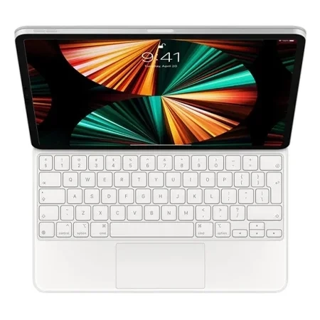 Apple iPad Pro 12.9" gen keyboard case. 3/ 4/ 5/ 6/ Air 13" M2 Magic Keyboard (international layout) - white