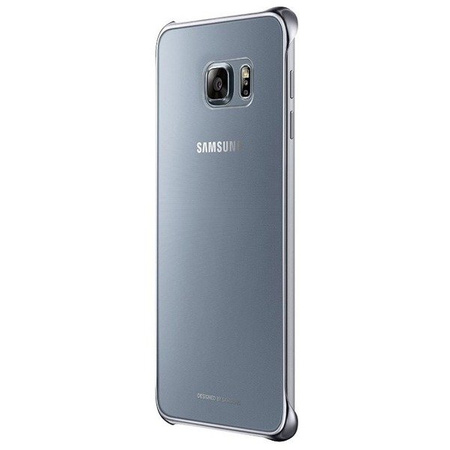 Etui do telefonu Samsung Galaxy S6 edge+ Clear Cover - transparentne ze srebrną ramką