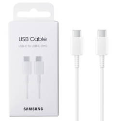 Samsung cable from USB-C to USB-C EP-DA705BWEGWW 1 m - white