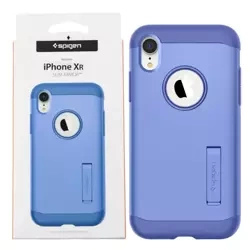 Etui Spigen Slim Armor do Apple iPhone XR -  niebieskie (Violet)