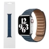 Pasek Apple Watch 38/ 40/ 41 mm Leather Link S/M - niebieski (Baltic Blue)