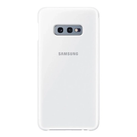 Etui na telefon Samsung Galaxy S10e Clear View Cover - białe [OUTLET]