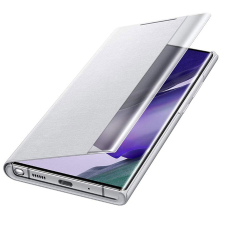 Samsung Galaxy Note 20 Ultra case Smart Clear View Cover EF-ZN985CSEGEU - Silver (White Silver)