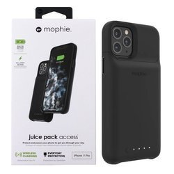 Case and battery in one for Apple iPhone 11 Pro Mophie Juice Pack Access 2000 mAh - black