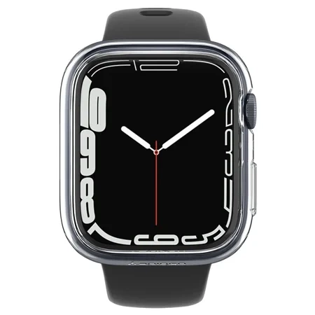 Etui ochronne Spigen Thin Fit do Apple Watch 7/ 8/ 9 45 mm - transparentne (Crystal Clear)