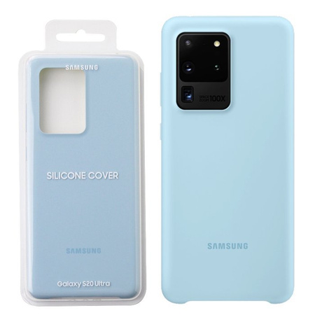 Samsung Galaxy S20 Ultra case Silicone Cover EF-PG988TLEGWW - blue