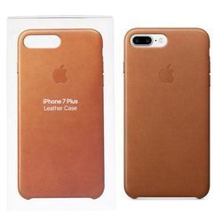 Apple iPhone 7 Plus/ 8 Plus Leather Case MMYF2ZM/A - brown (Saddle Brown)