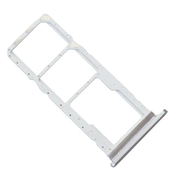 SIM card and micro-SD memory card drawer for Samsung Galaxy A05s phone - silver