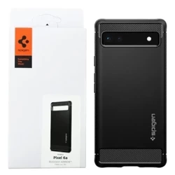 Spigen Rugged Armor case for Google Pixel 6a - black