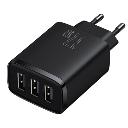 3x USB-A Baseus Compact Charger - 17W