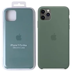 Apple iPhone 11 Pro Max Silicone Case - Pine Green (Pine Green)