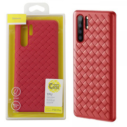 Huawei P30 Pro case Baseus Weaving Case - red