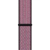 Apple Watch 38/ 40/ 41 mm Nike Sport Loop Strap - Black/Pink (Pink Blast/ True Berry)