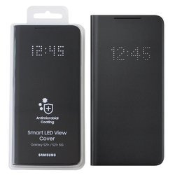 Case for Samsung Galaxy S21 Plus 5G Smart LED View Cover - black