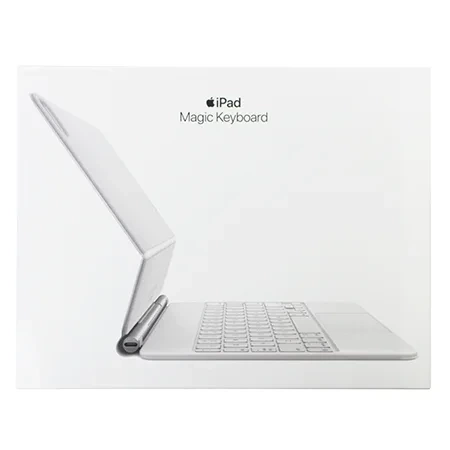 Keyboard case for Apple iPad Pro 11" gen.1/ 2/ 3/ 4 Air 4/ 5/ 11" M2 Magic Keyboard (Ukrainian layout) - white