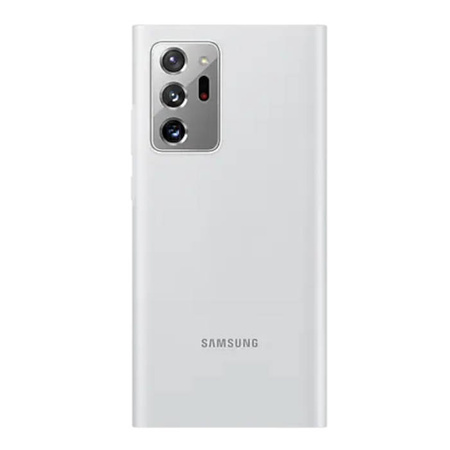 Samsung Galaxy Note 20 Ultra case Smart Clear View Cover EF-ZN985CSEGEU - Silver (White Silver)