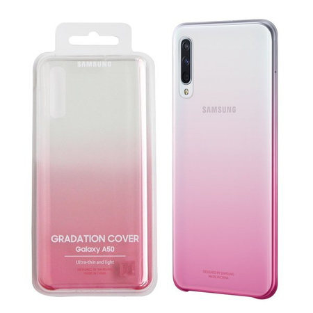 Samsung Galaxy A50 Gradation Cover phone case - translucent pink