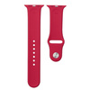 Apple Watch 1/ 2/ 3/ 4/ 5/ 6/ 7 Series 42/ 44/ 45 mm pasek Silicone Sport M/L MRGW2ZM/A - ciemnomalinowy (Red Raspberry)