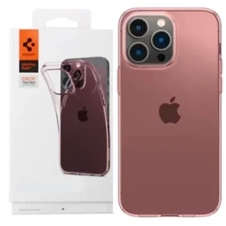 Etui silikonowe na Apple iPhone 14 Pro Max Spigen Crystal Flex - różowe (Rose Crystal)