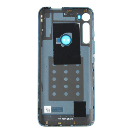 Motorola One Fusion Plus battery flap - blue (Twilight Blue)