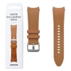 Strap for Samsung Galaxy Watch 4/ 4 Classic/ 5/ 5 Pro/ 6/ 6 Classic Hybrid Eco-Leather 20 mm S/M - brown (Camel)