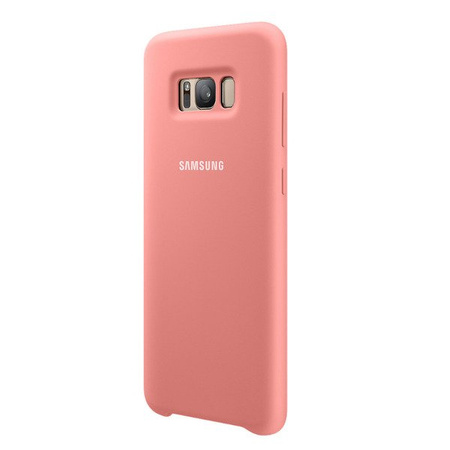 Silicone case for Samsung Galaxy S8 Plus phone - pink