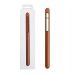 Apple Pencil Leather Pencil Case - brown (Saddle Brown)