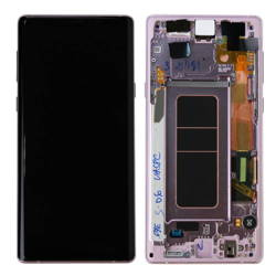 Wyświetlacz LCD do Samsung Galaxy Note 9 oryginalny - fioletowy (Lavender Purple)