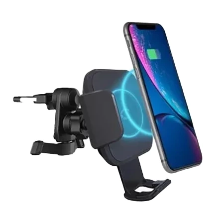 Car mount with inductive charger for Apple iPhone and Samsung Galaxy Cygnett Race 10W - black