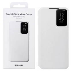 Samsung Galaxy S22 Plus Smart Clear View Cover phone case - white