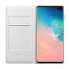 Etui na telefon Samsung Galaxy S10 Plus LED View Cover - białe [OUTLET]