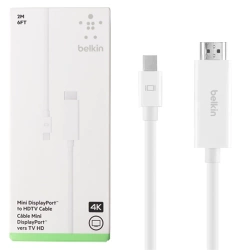 Mini DisplayPort to HDTV adapter Belkin 2m - white
