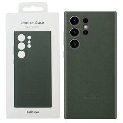 Samsung Galaxy S23 Ultra Leather Phone Case - green