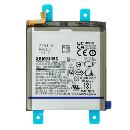 Oryginalna bateria EB-BS901ABY do Samsung Galaxy S22 - 3700 mAh