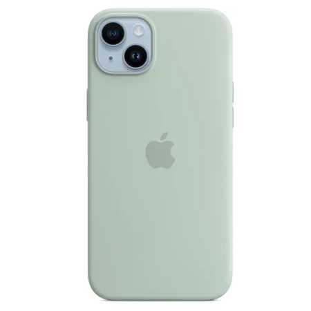 Apple iPhone 14 Plus Silicone Case MagSafe - Green (Succulent)