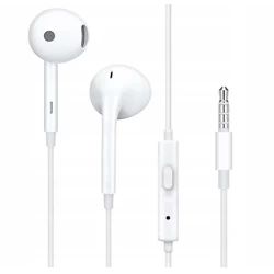 Słuchawki z pilotem i mikrofonem do Oppo MH156 - białe