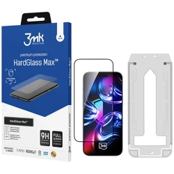 Tempered glass with applicator for Apple iPhone 17 Pro 3MK Hard Glass Max