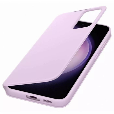 Samsung Galaxy S23 Plus Smart View Wallet Phone Case - lavender