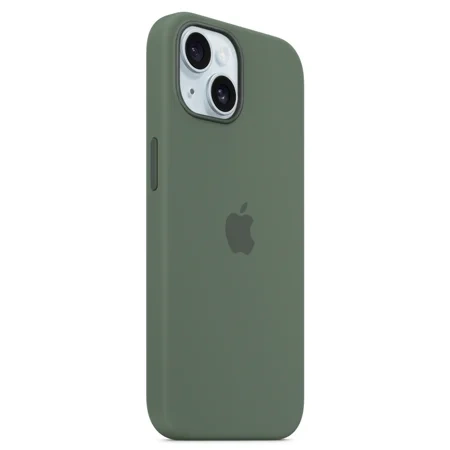 Apple iPhone 15 Silicone Case MagSafe - Green (Cypress)