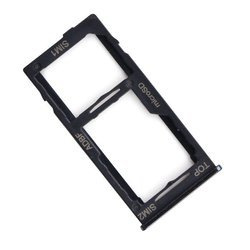 Szufladka kart SIM i karty pamięci micro-SD do Samsung Galaxy A42 5G oryginalna - czarna