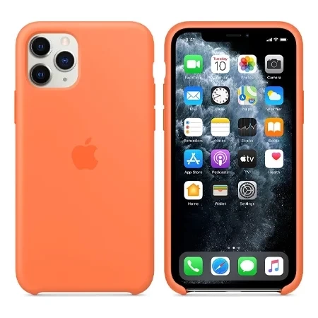 Apple Silicone Case for iPhone 11 Pro - Orange (Vitamin C)