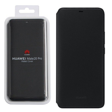 Case for Huawei Mate 20 Pro Wallet Cover - black