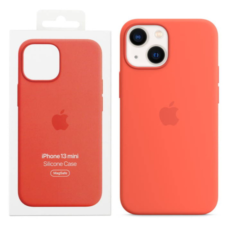 Apple iPhone 13 mini silicone case MN603ZM/A - nectarine (Nectarine)