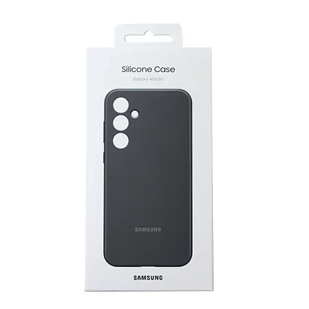 Silicone phone case for Samsung Galaxy A55 5G Silicone Case - black