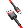 USB-A to USB-C Baseus Cafule 3A cable - red 1 m 