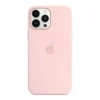 Silikonowe etui Apple Silicone Case MagSafe do iPhone 13 Pro Max - różowe (Chalk Pink)