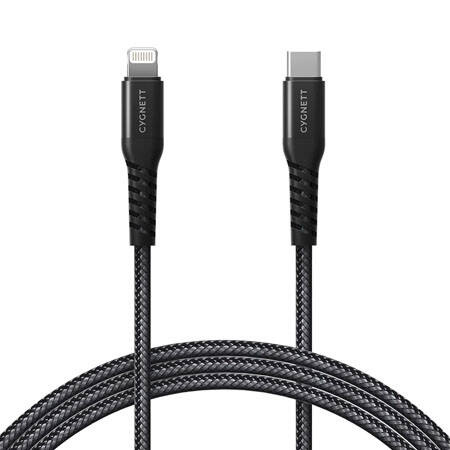 Cygnett Lightning to USB-C cable 2 m - black 