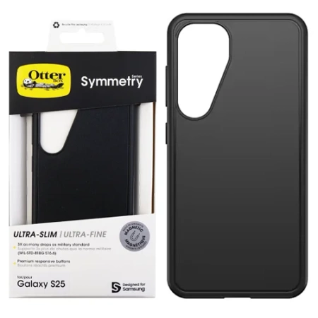 Etui na telefon Samsung Galaxy S25 OtterBox Symmetry Series Magnet - czarne