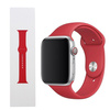 Silikonowy pasek Apple Watch 42/ 44/ 45/ 49 Ultra/ Ultra 2 Sport Band - czerwony (Red)